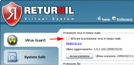 Returnil Virtual System